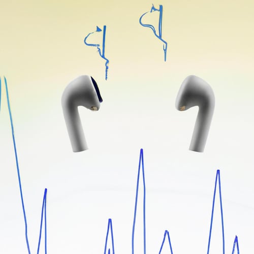 Apple AirPods Pro 2 and Jabra Elite on either side with a line in between-3